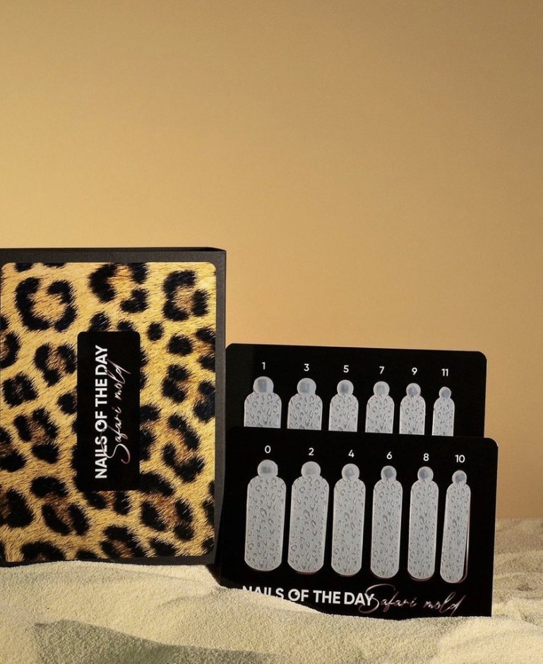 NAILSOFTHEDAY silicone form Wild Safari Leopard; 12pcs — Photo 2