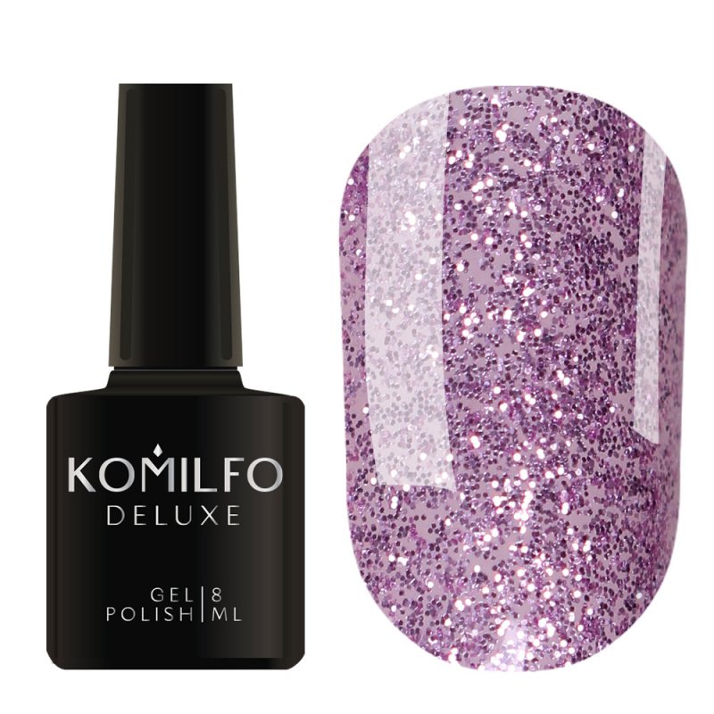Esmalte Semipermanente Komilfo DeLuxe Series Glitter G017, 8ml — Photo 2
