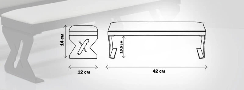SHEMAX Reposamanos Luxury, turquesa — Photo 3