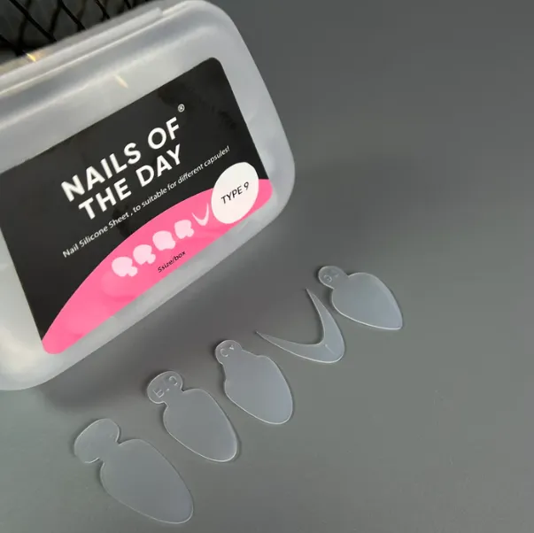 NAILSOFTHEDAY Plantillas de silicona para formas superiores (type 9), 60 uds — Photo 2