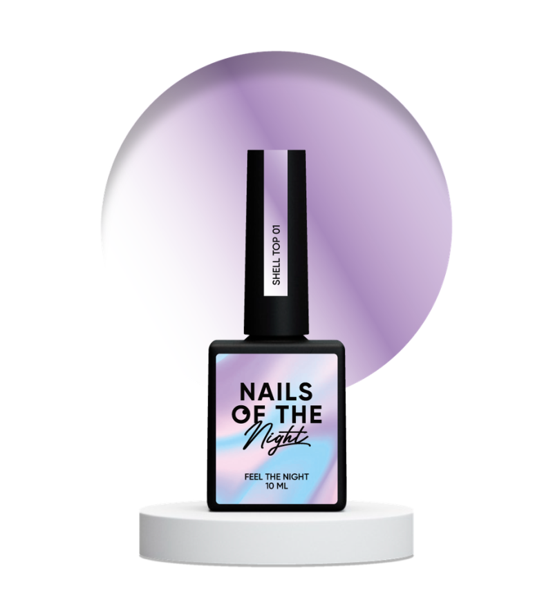 NAILSOFTHENIGHT Shell Top 01, 10ml — Photo 4