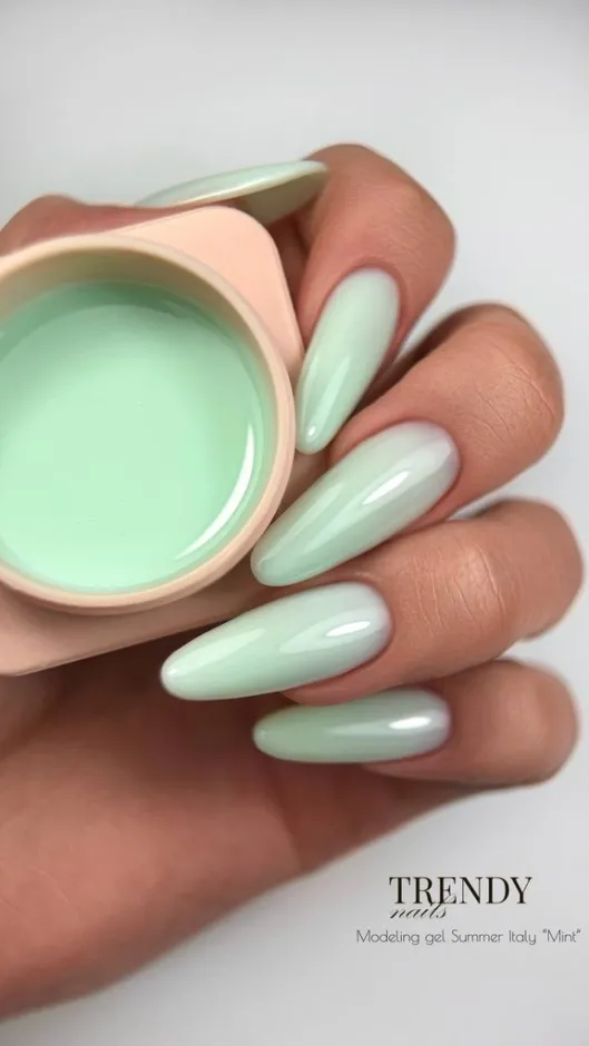 Trendy Nails Modeling Gel Mint, 15ml — Photo 2