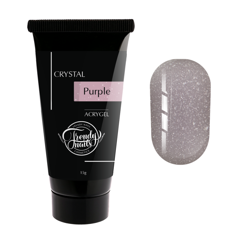 Trendy Nails Acrygel Crystal Purple, 30ml — Photo 2