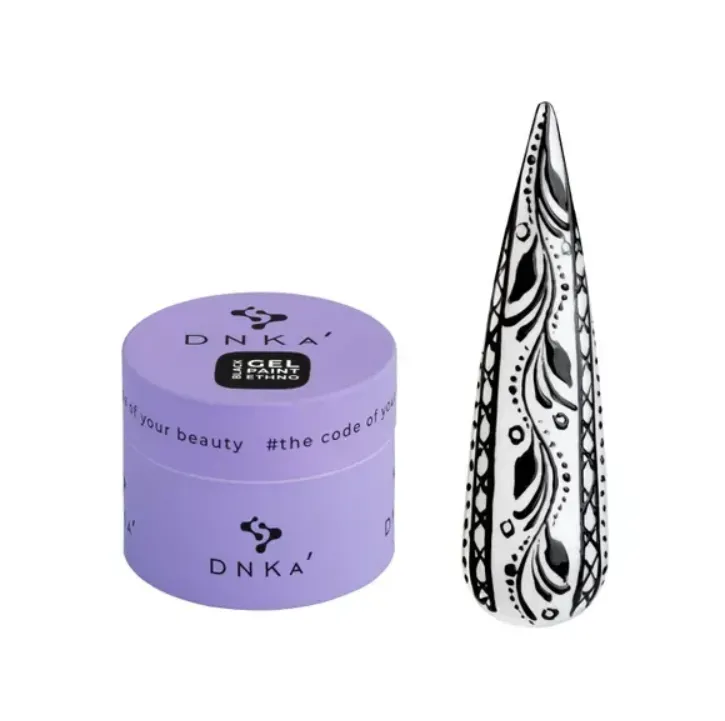 DNKa Gel Paint Ethno Black, 5ml — Photo 2
