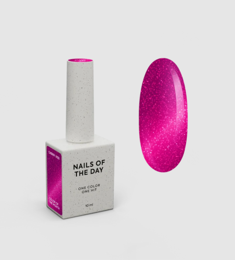 NAILSOFTHEDAY Color of the month Junio 2025 Cherry Kiss, 10ml — Photo 2