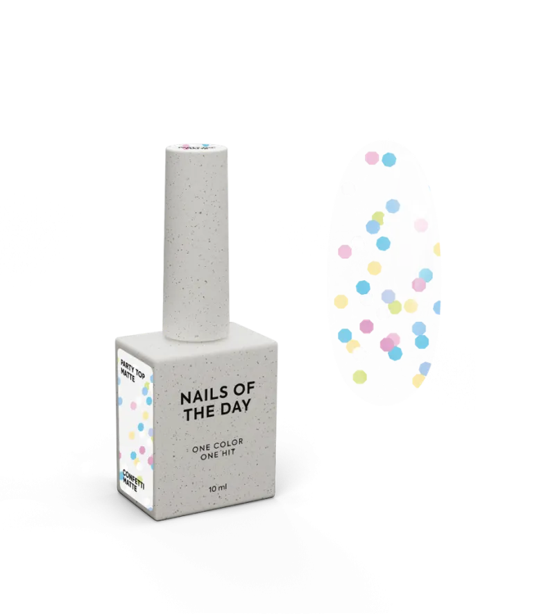 NAILSOFTHEDAY Party Top Matte, 10 ml — Photo 2