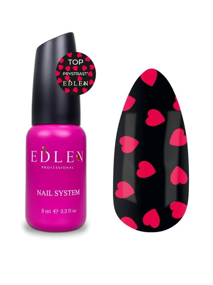 Edlen Top No Wipe Prystrast, 9ml — Photo 2