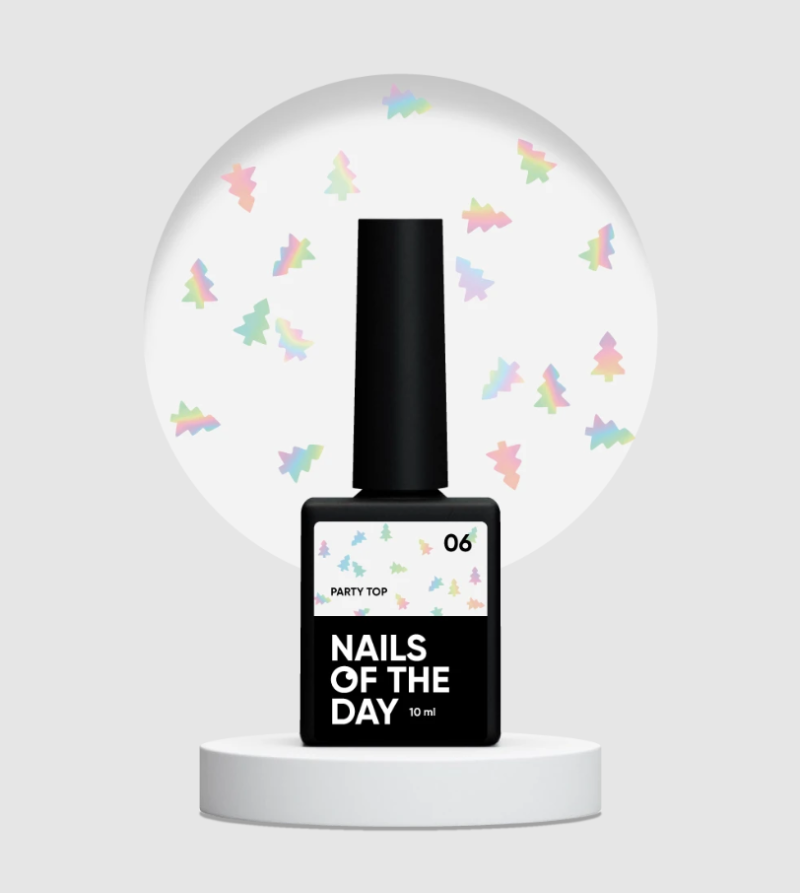 NAILSOFTHEDAY Party Top 06, 10ml — Photo 2