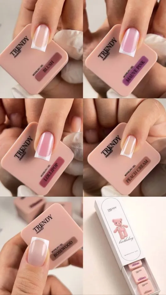 Trendy Nails Kit Classic de 5 modeling geles — Photo 3