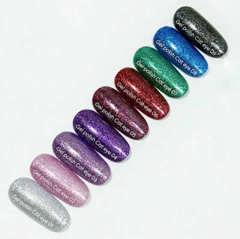 NAILSOFTHEDAY Esmalte em Gel Semipermanente Cat Eye 01, 6 ml — Photo 4
