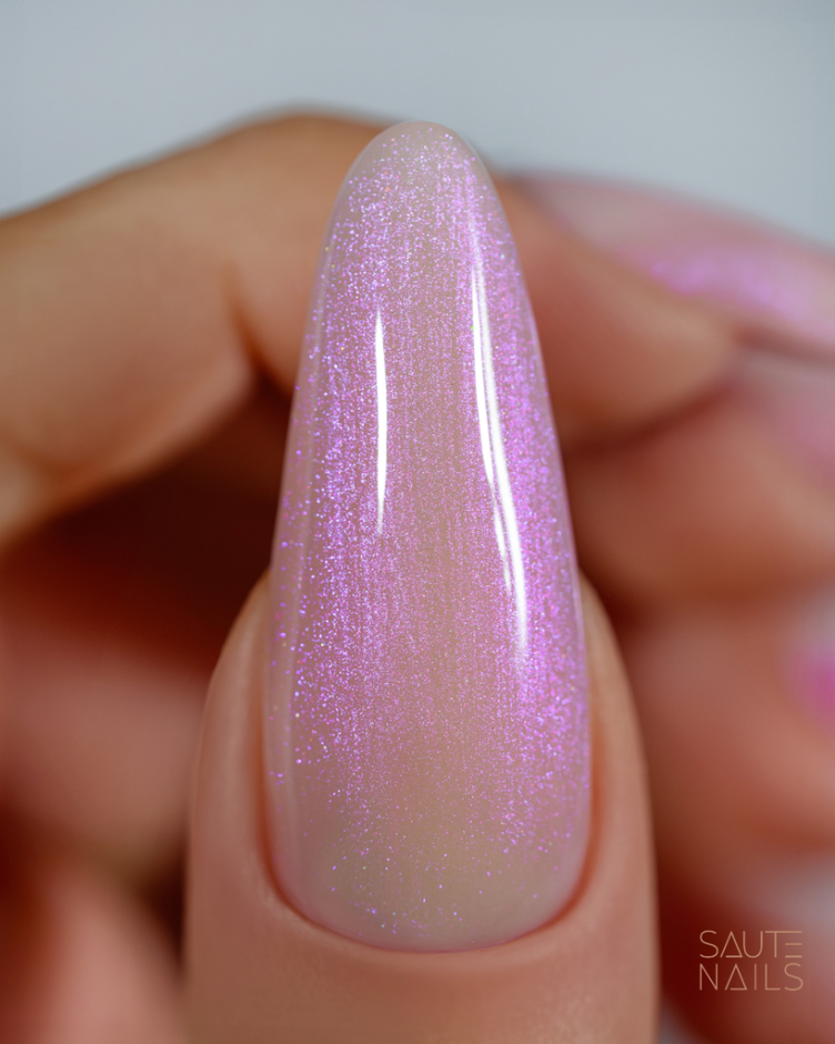 Saute Pink Pearl Top No Wipe, 8ml — Photo 4