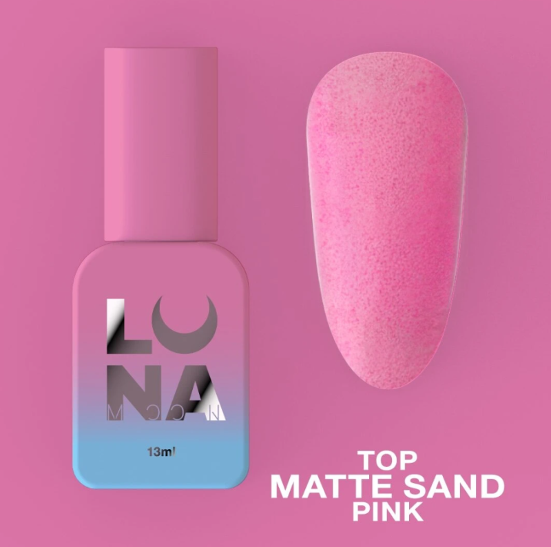 Luna Top Matte Sand Pink, 13ml — Photo 2