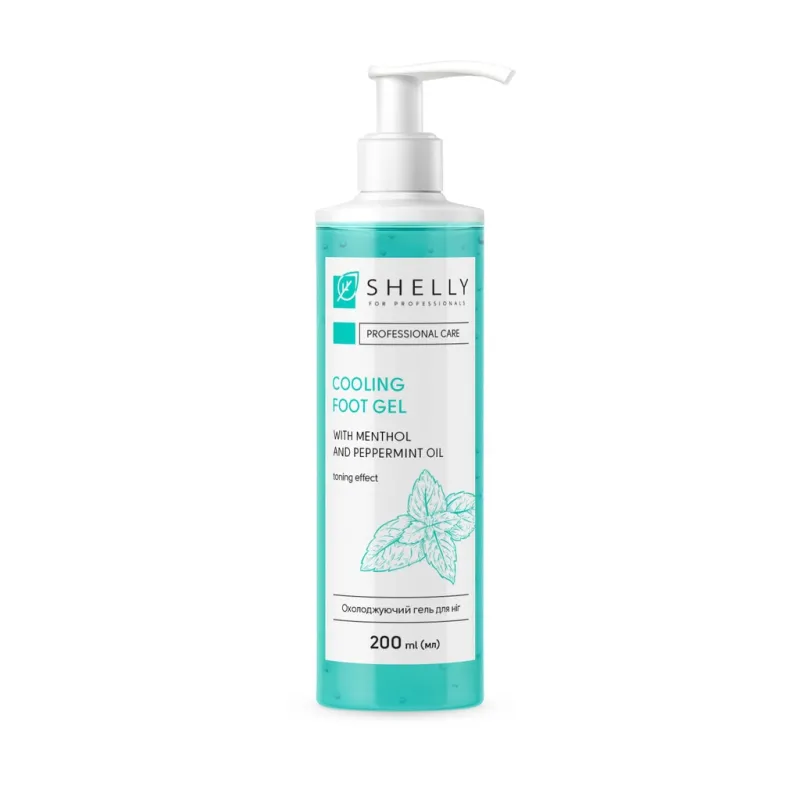 Shelly Cooling gel for feet with menthol and mint oil, 200ml — Photo 2