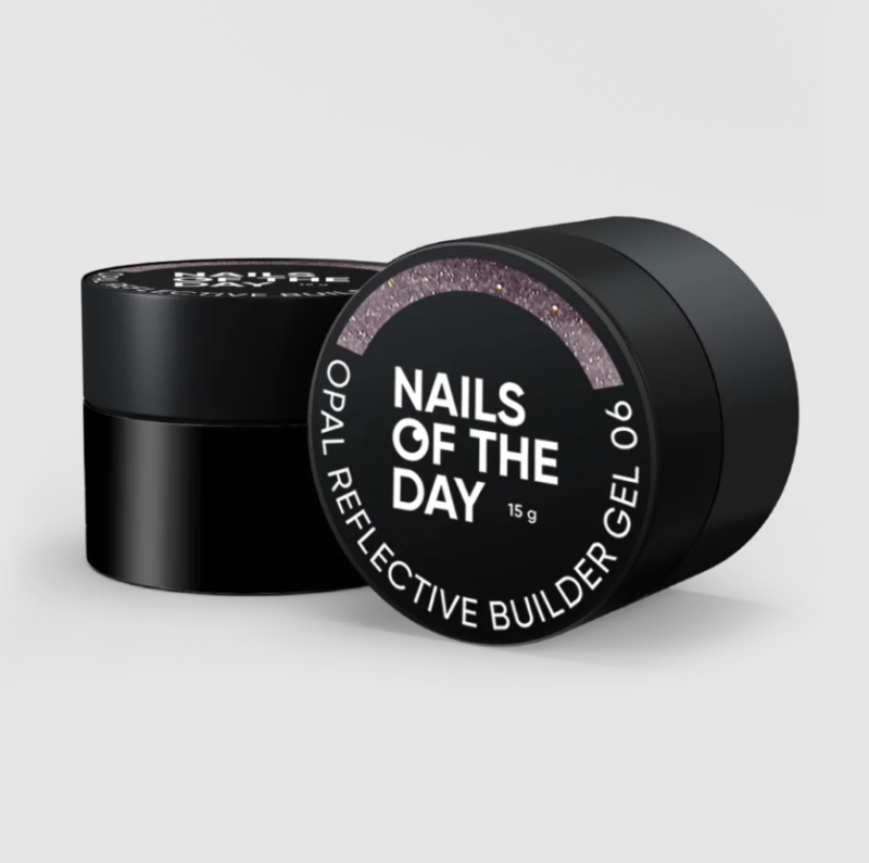 NAILSOFTHEDAY Opal Reflective Builder Gel 06, 15ml — Photo 2