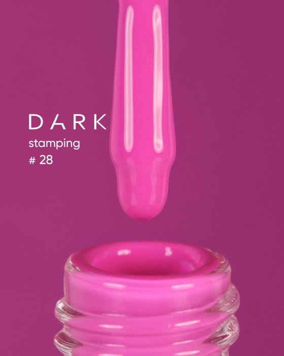 Dark by Rior Esmalte para Estampar 28 Rosa Neon, 10ml — Photo 2