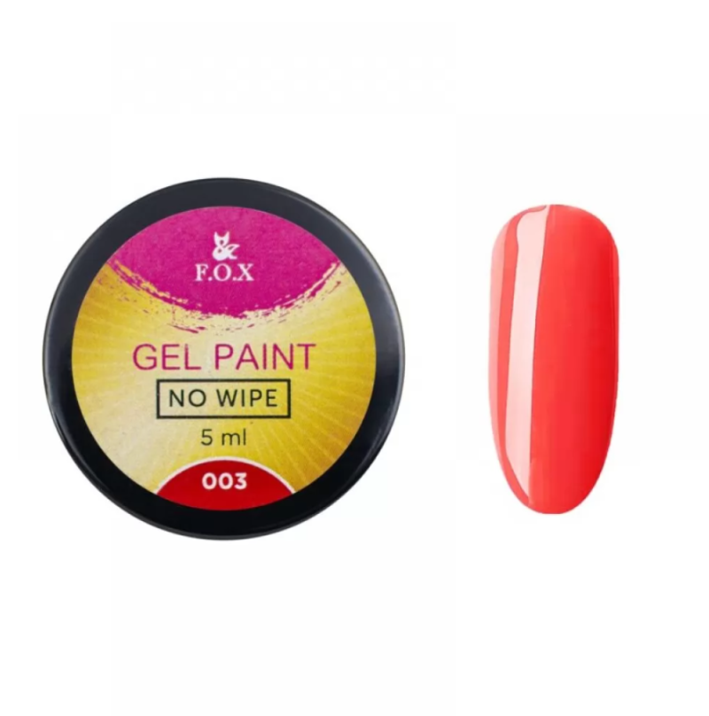 F.O.X Gel Paint No Wipe 003, 5ml — Photo 2