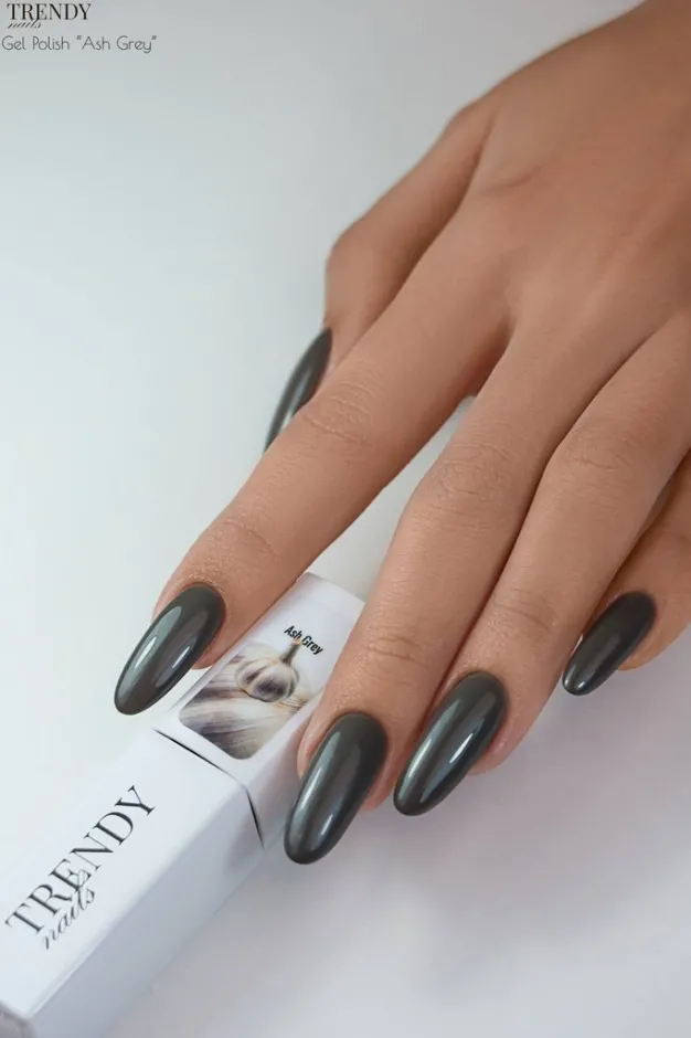 Trendy Nails Esmalte Semipermanente Ash Grey, 10ml — Photo 2