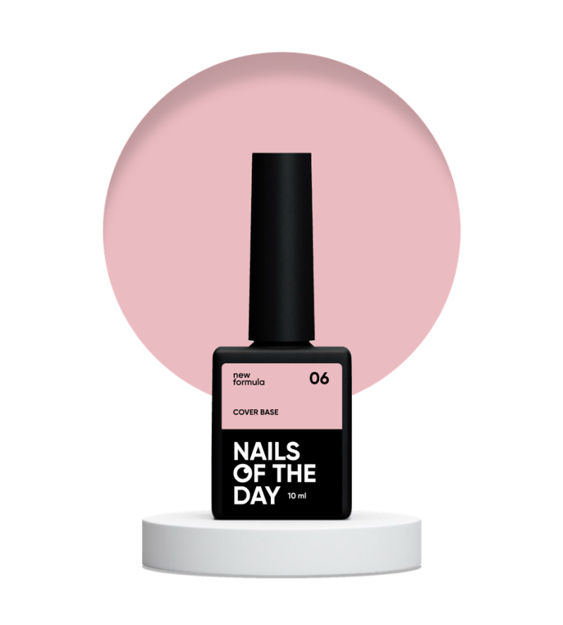 NAILSOFTHEDAY Cover base 06, 10ml new formula — Photo 3