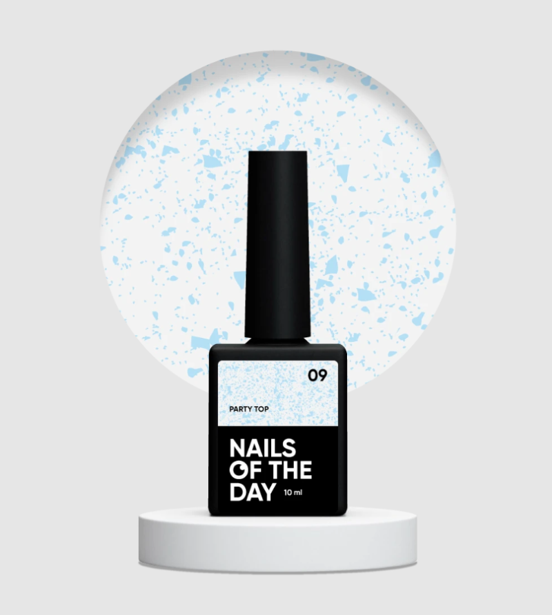 NAILSOFTHEDAY Party Top 09, 10ml — Photo 2