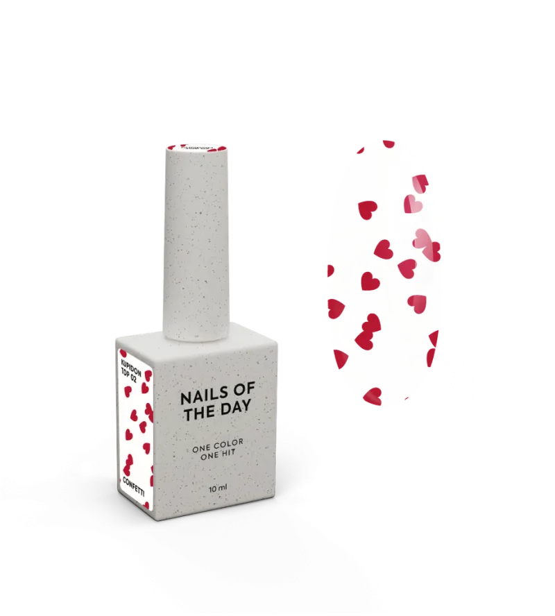 NAILSOFTHEDAY Kupidon Top 02, 10 ml — Photo 2