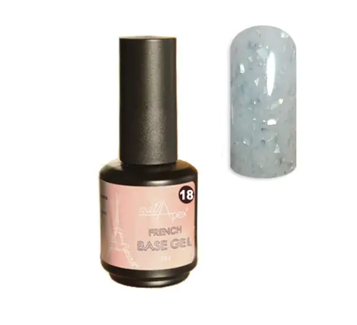 NailApex French base 18, 15ml — Photo 2