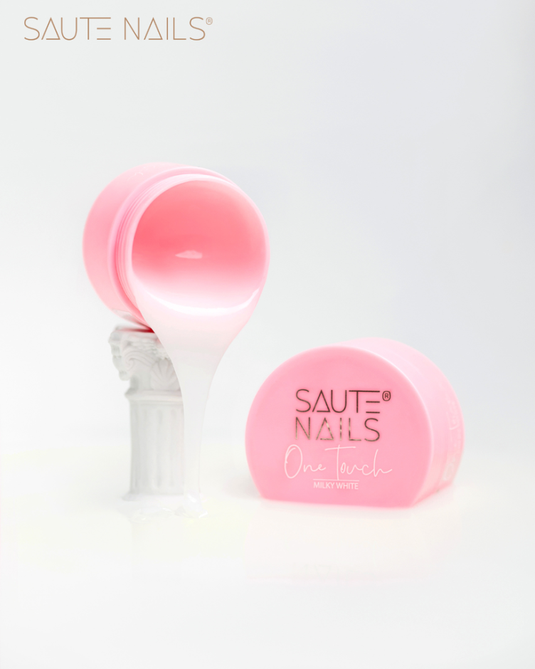 Saute Builder Gel One Touch Milky White, 30g — Photo 2