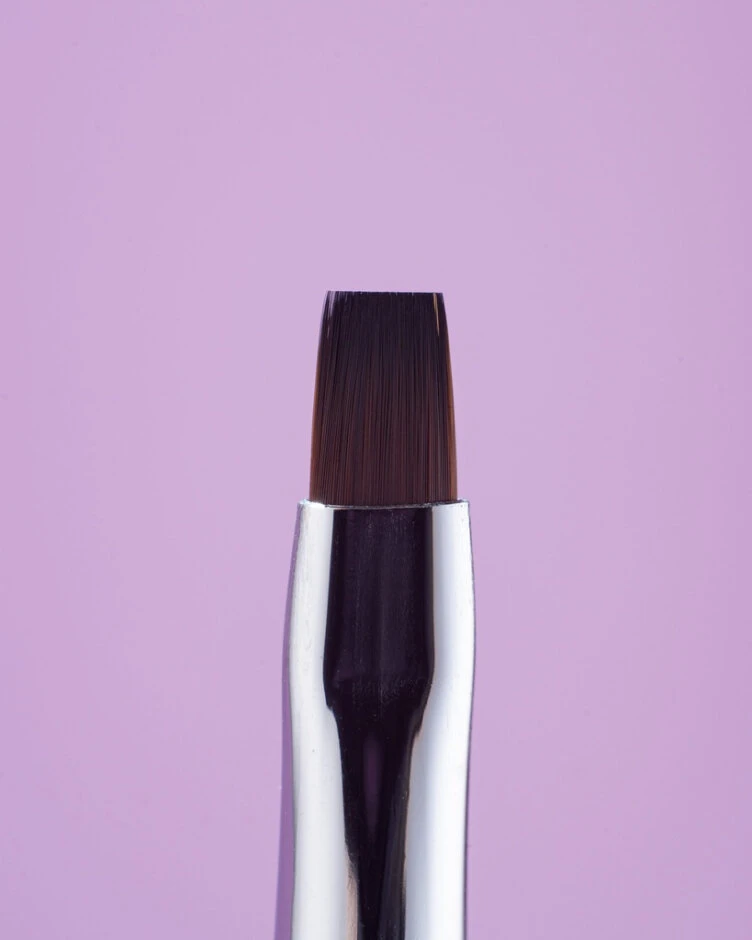 Komilfo Pincel Gel Flat 04 (Nylon) — Photo 3