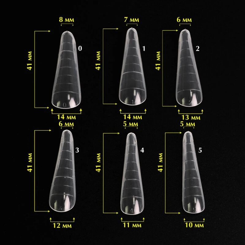 Komilfo Dual Nail Forms Modern, 120un — Photo 3