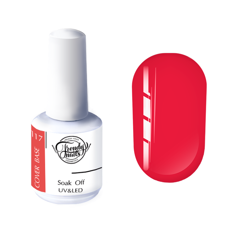 Trendy Nails Cover Base 117, 15ml — Photo 2