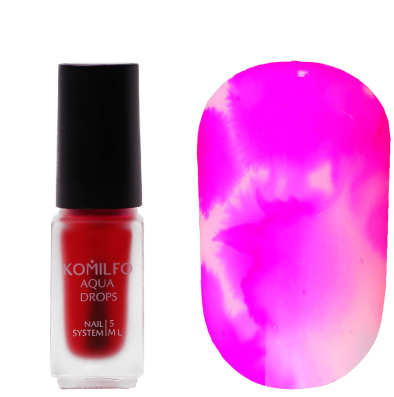 Komilfo Aqua Drops Pink 007, 5ml — Photo 2