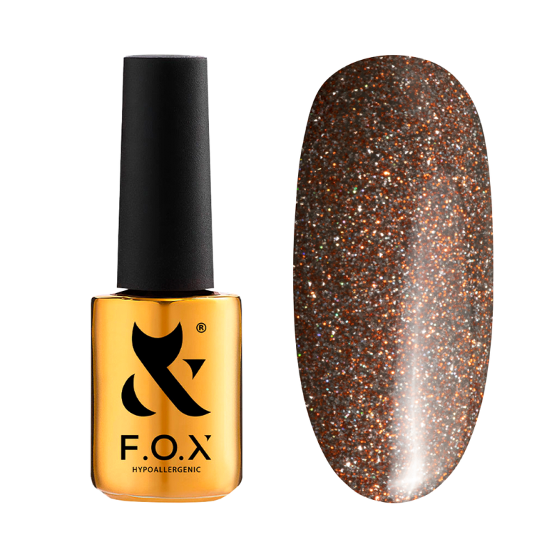 Esmalte semipermanente F.O.X. Sparkle 001, 7 ml — Photo 2