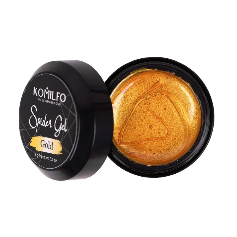 Komilfo Spider Gel Gold, 5g — Photo 2