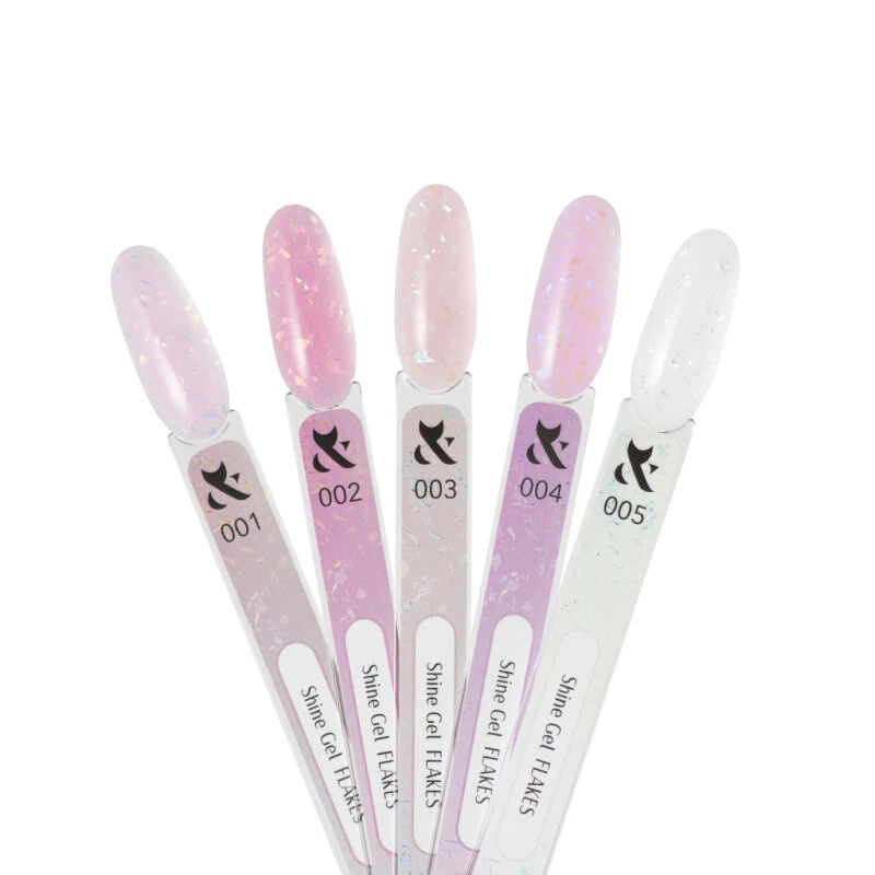 F.O.X Shine Gel Flakes 02, 15ml — Photo 3