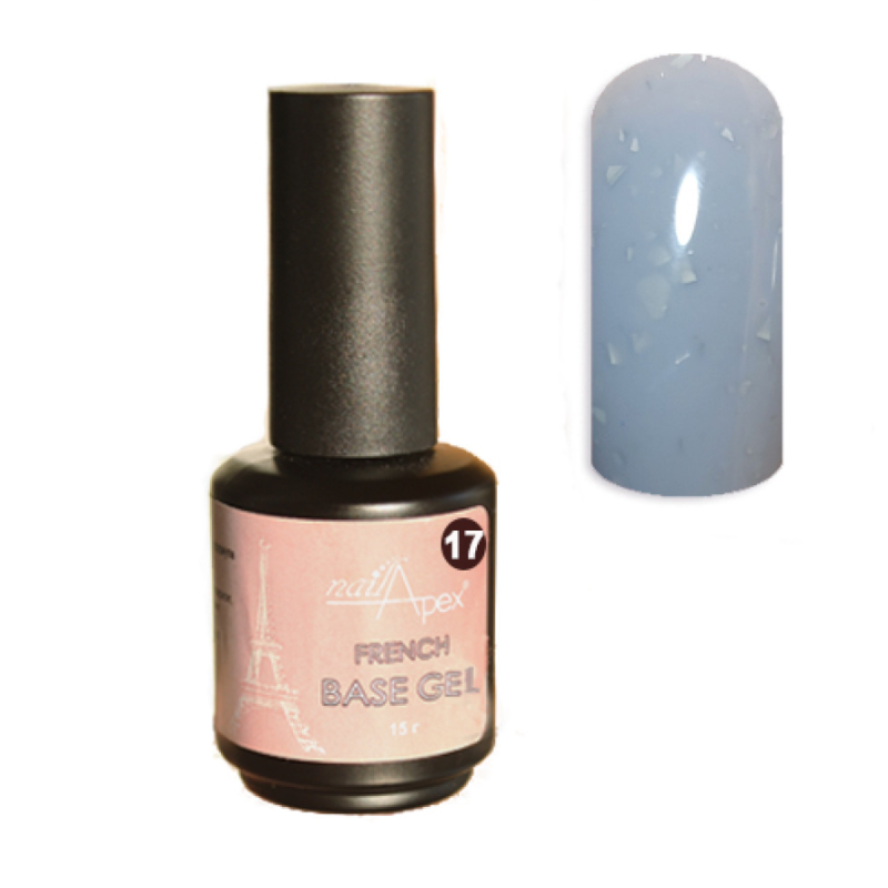 NailApex French base 17, 15ml — Photo 2