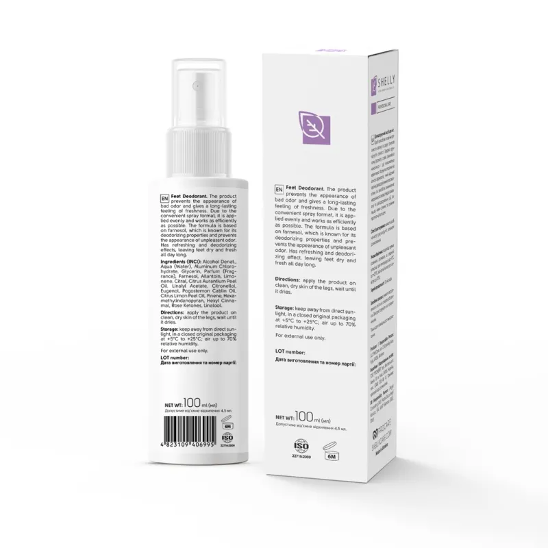 Shelly Feet deodorant with farnesol Shelly, 100ml — Photo 4