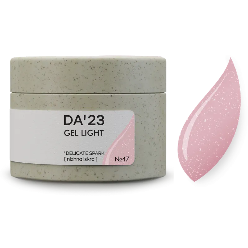 DA23 Light Gel 47 Delicate Spark, 30ml — Photo 2