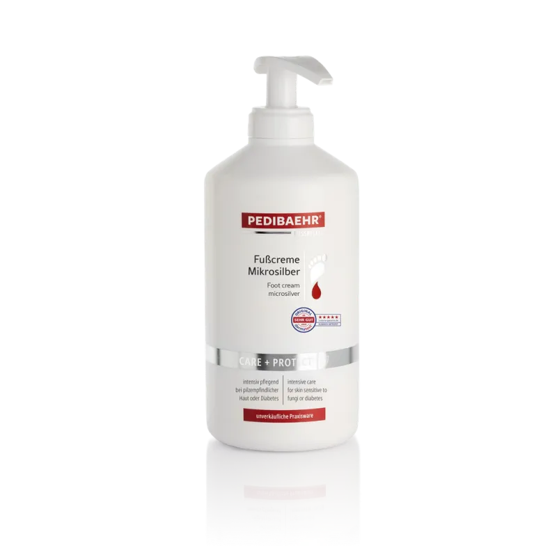 BAEHR Crema de pies con microplata, 500ml (FUSSCREME MIKROSILBER) — Photo 2