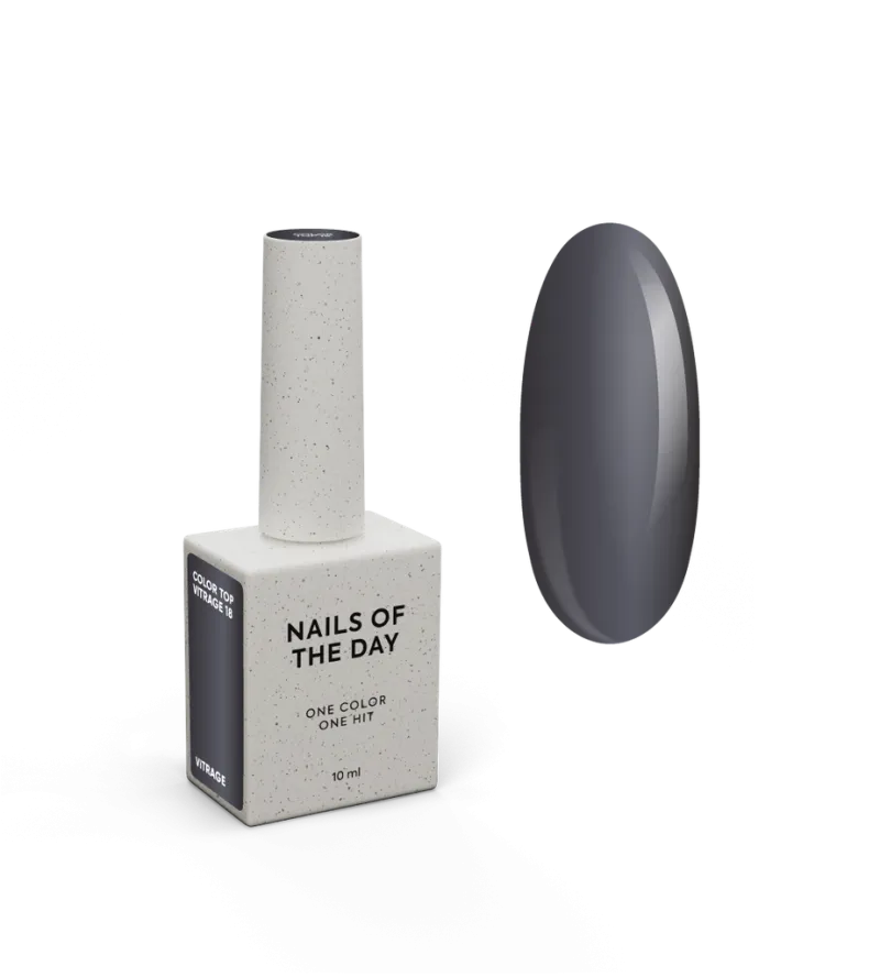 NAILSOFTHEDAY Color Top 18 Vitrage, 10 ml — Photo 2