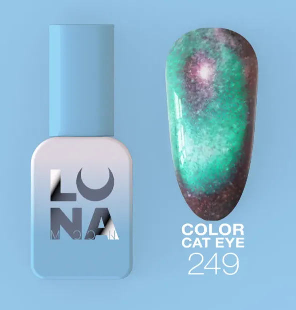 Luna Esmalte Semipermanente 249, 8ml (Cat Eye Reflective) — Photo 2