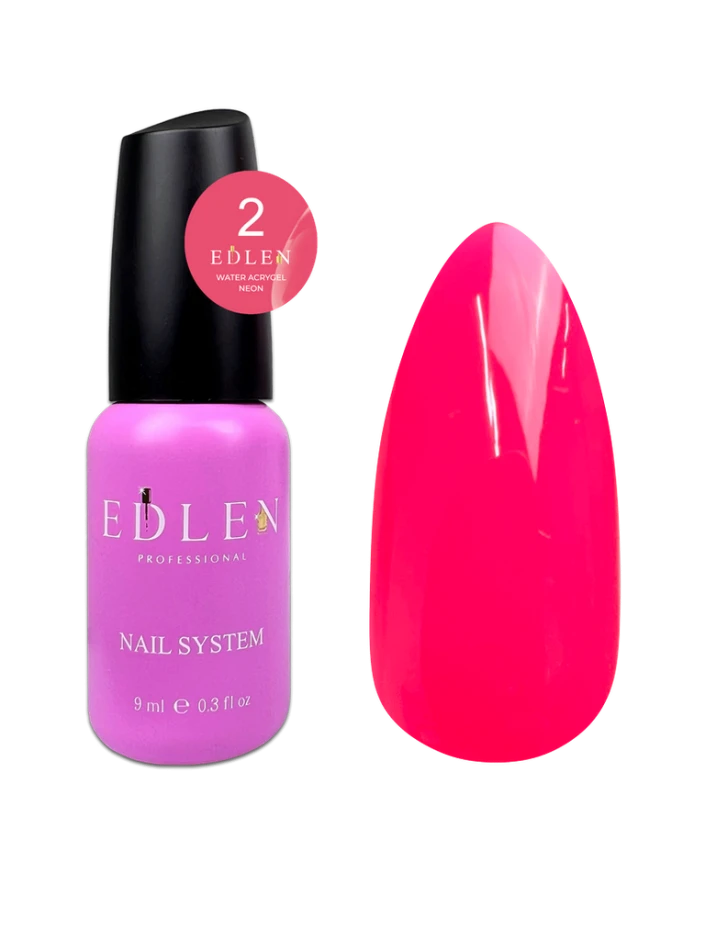 Edlen Water Acrygel Neon 02, 9ml — Photo 2