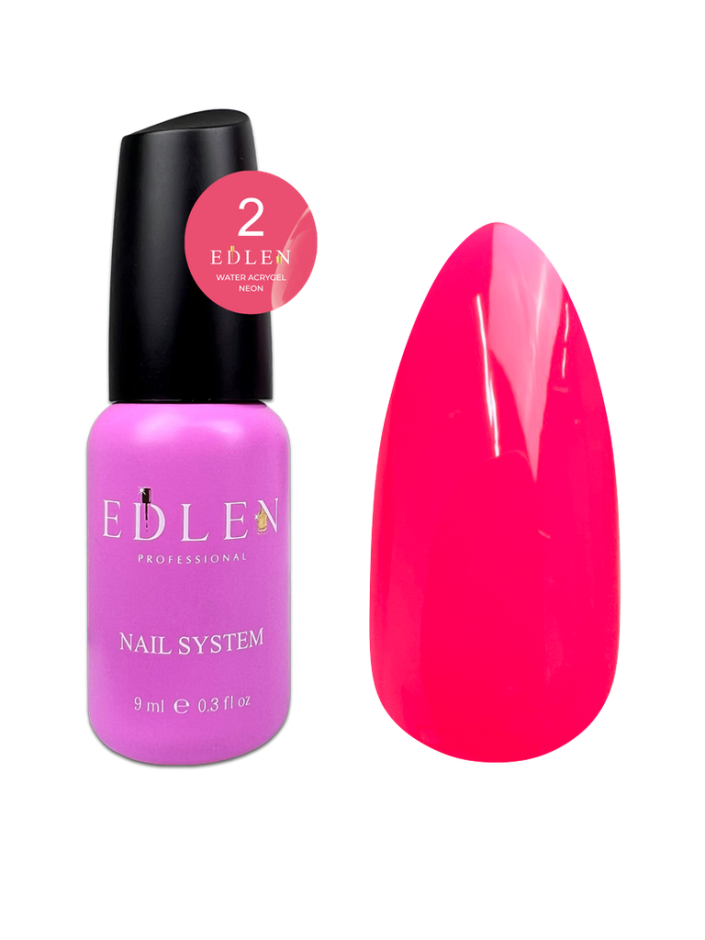 Edlen Water Acrygel Neon 02, 9ml — Photo 2