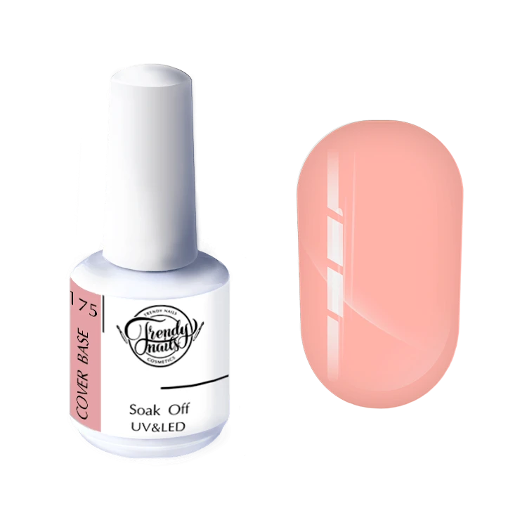 Trendy Nails Cover Base 175, 15ml — Photo 2