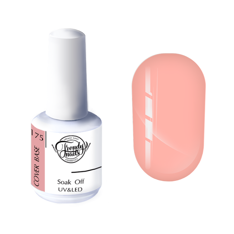 Trendy Nails Cover Base 175, 15ml — Photo 2