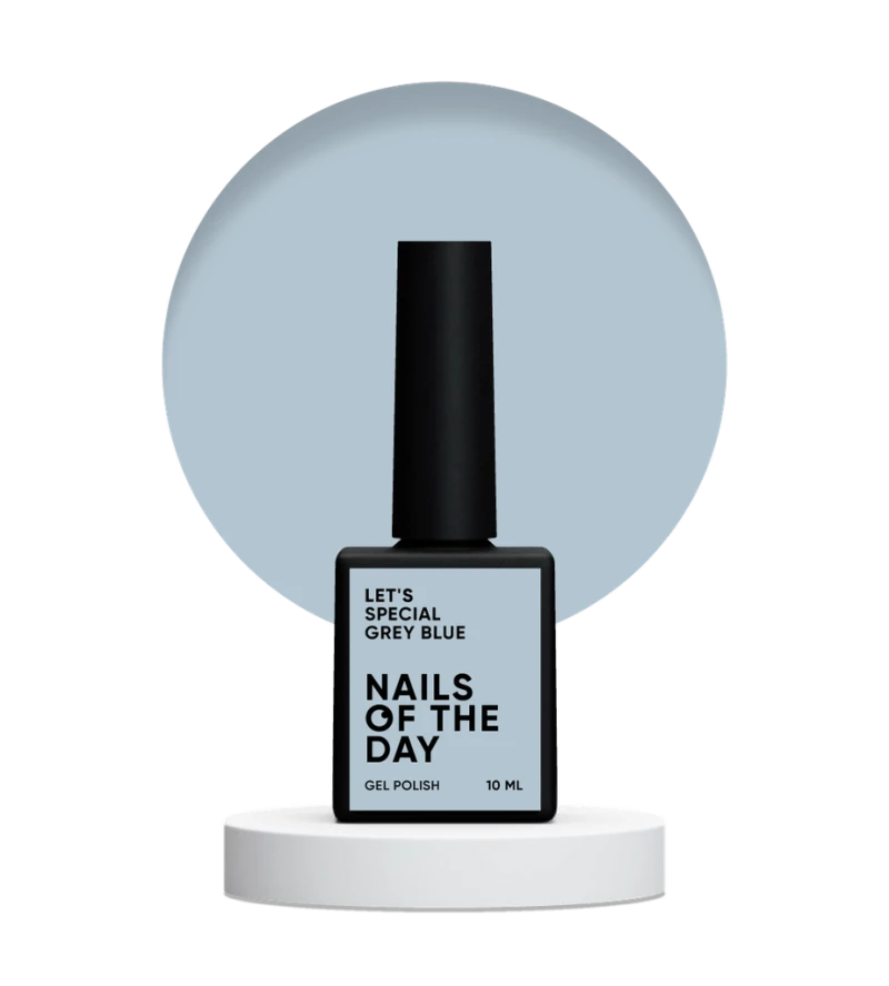NAILSOFTHEDAY Esmalte Semipermanente Let&#039;s special Grey blue, 10ml — Photo 2