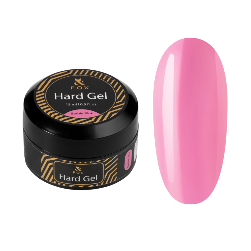 F.O.X. Hard gel Barbie Pink, 15 ml — Photo 2