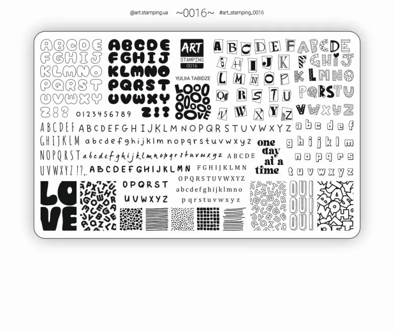 Placa Art Stamping by Vakula 0016 — Photo 2