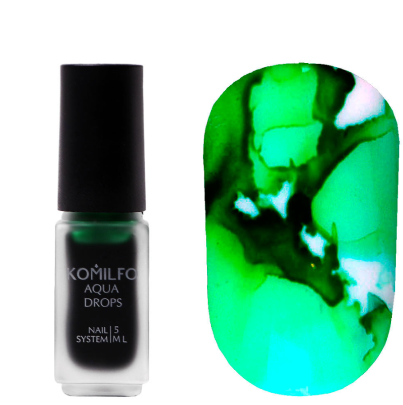 Komilfo Aqua Drops Green 010, 5ml — Photo 2