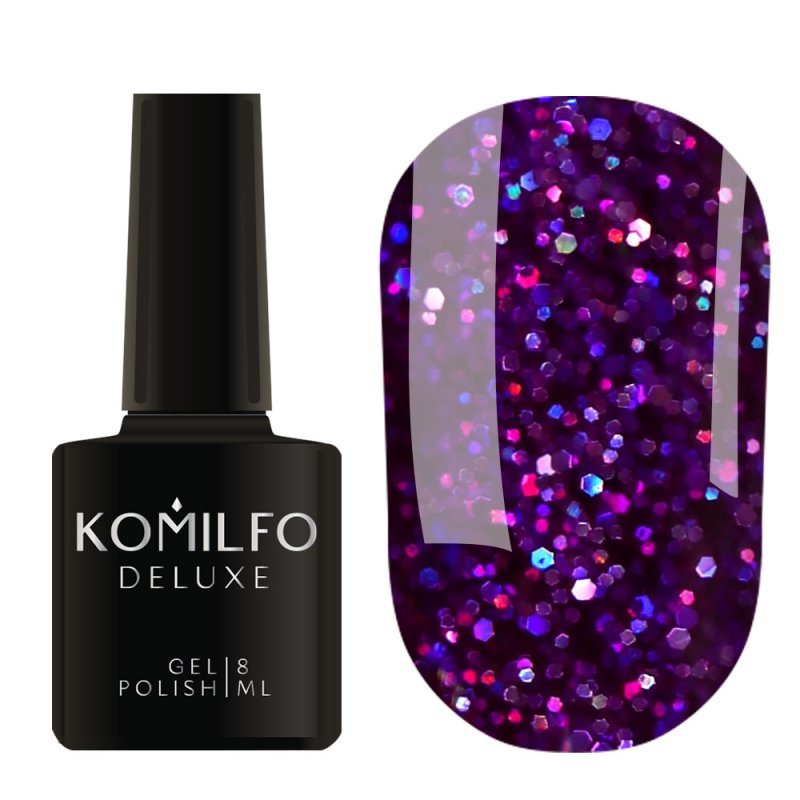 Esmalte Semipermanente Komilfo Stardust Glitter 002, 8ml — Photo 2