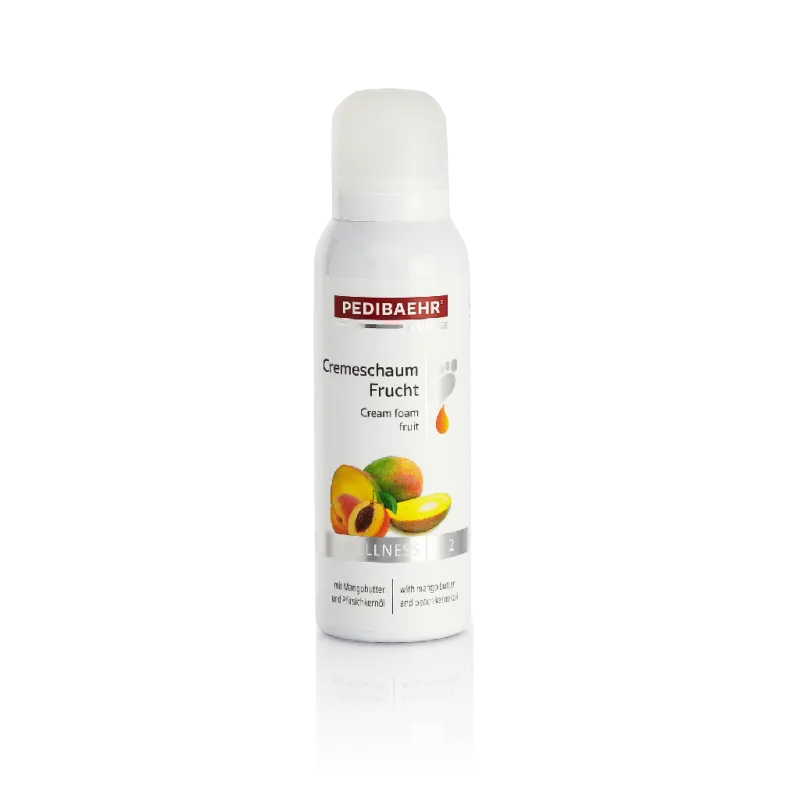BAEHR Crema-espuma afrutada para pies con aceite de mango y melocotón, 125ml (CREMESCHAUM FRUCHT) — Photo 2