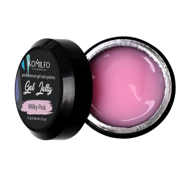 Komilfo Gel Jelly Milky Pink, 15g — Photo 2